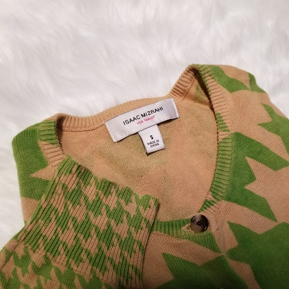 Isaac Mizrahi | Geometric Cardigan - Picture 3 of 4